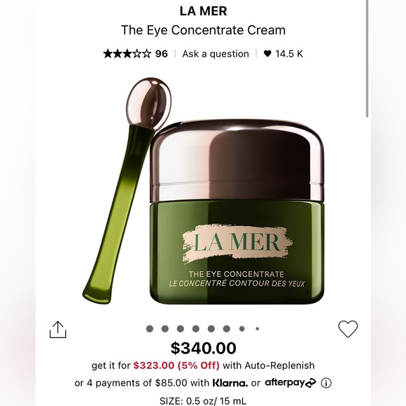 La Mer Eye Concentrate Cream - Picture 1 of 6